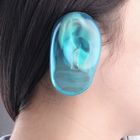 シリコーンの耳カバー、個人的な使用/理髪の大広間のための青く明確なシリコーンの耳を保護して下さい