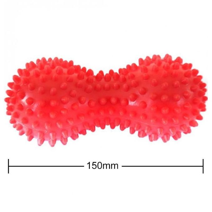 ピーナツ形のShiatsuのフィートのマッサージャーのヨガの適性の球ポリ塩化ビニールの物質的なサイズ150 * 70 * 70のMm
