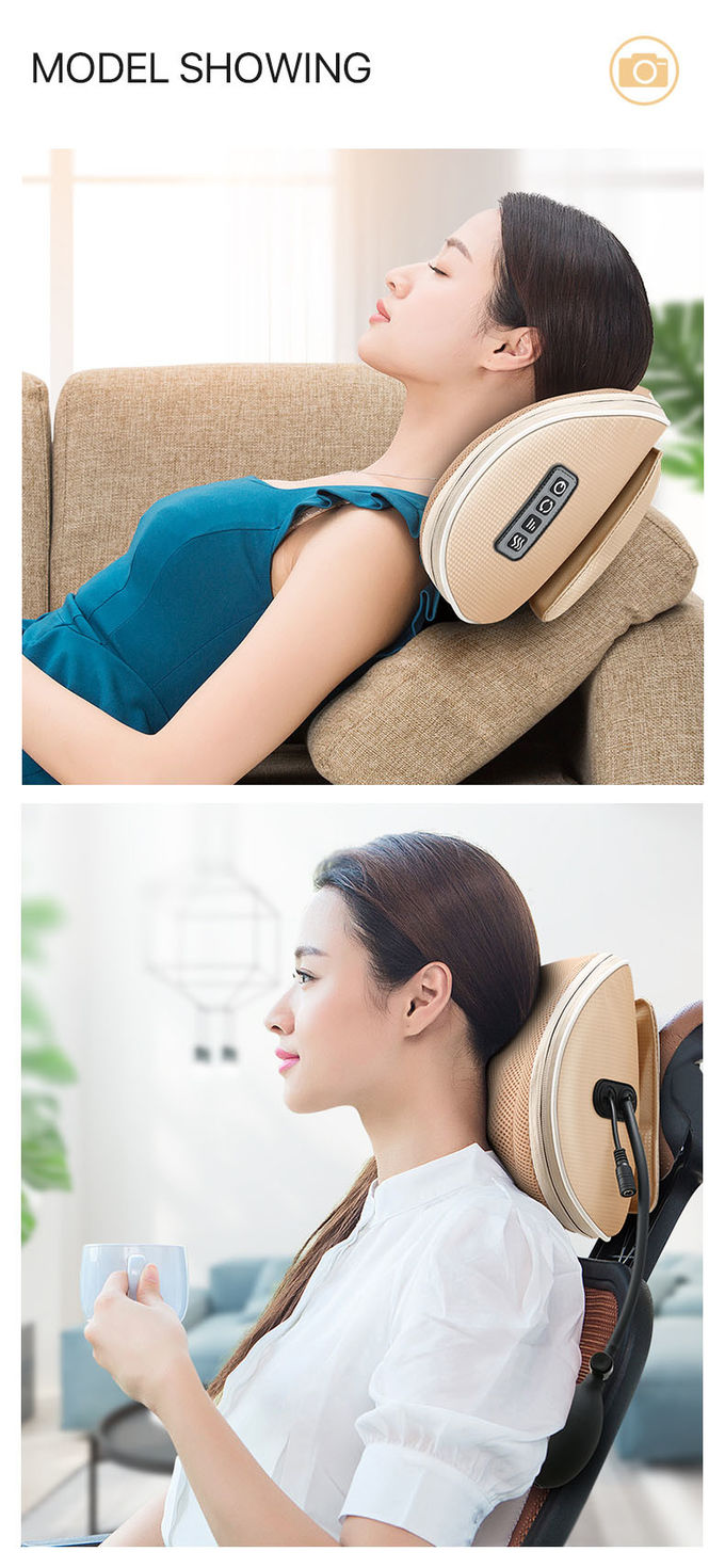 電気Shiatsuのマッサージの枕は血循環を取り除きます疲労を加速します